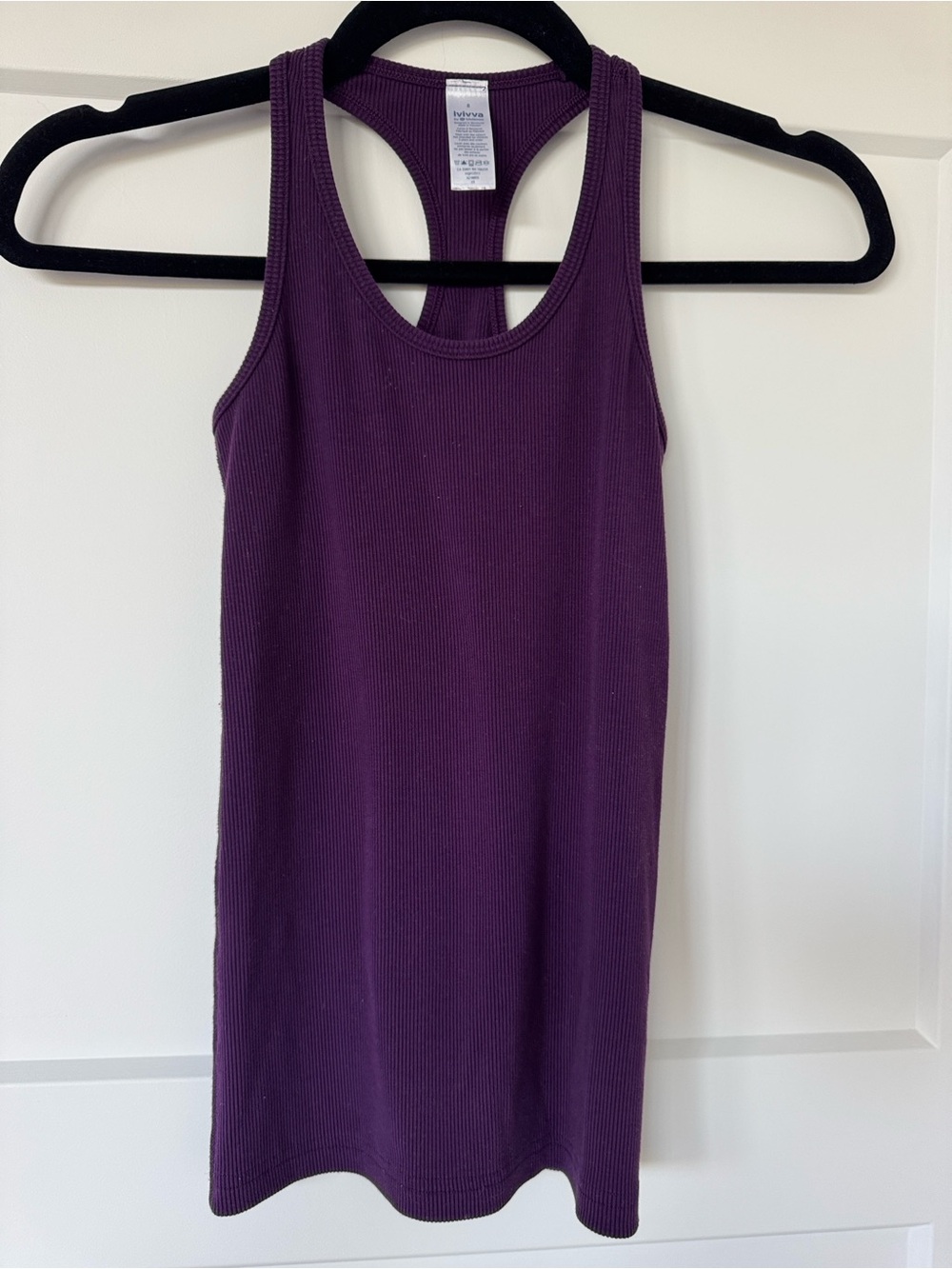 Ivivva Ribbed Purple Tank - Picture 2 of 4